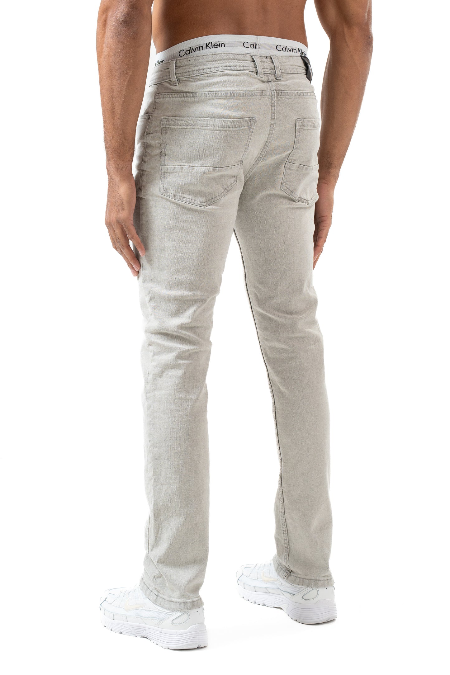 Pack Jean Slim BI 110 Gris clair — 8 pièces