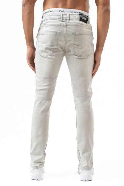 Pack Jean Slim BI 110 Gris clair — 8 pièces