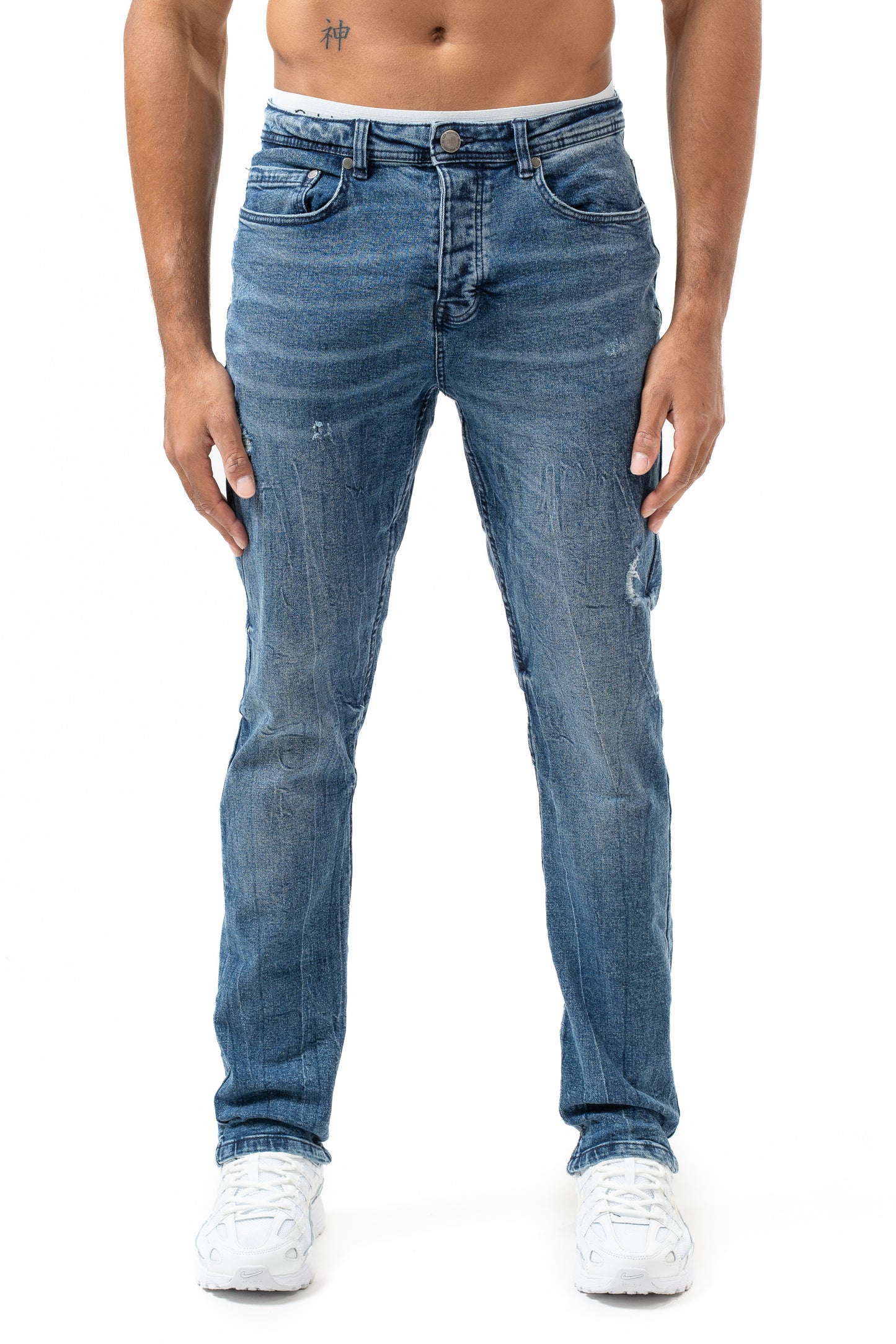 Pack Jean Slim BI 114 Bleu classique — 8 pièces