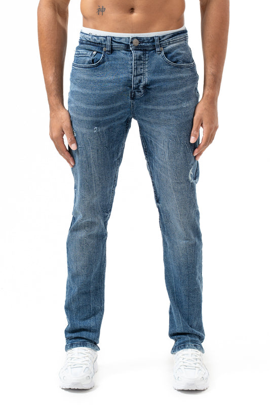 Pack Jean Slim BI 114 Bleu classique — 8 pièces