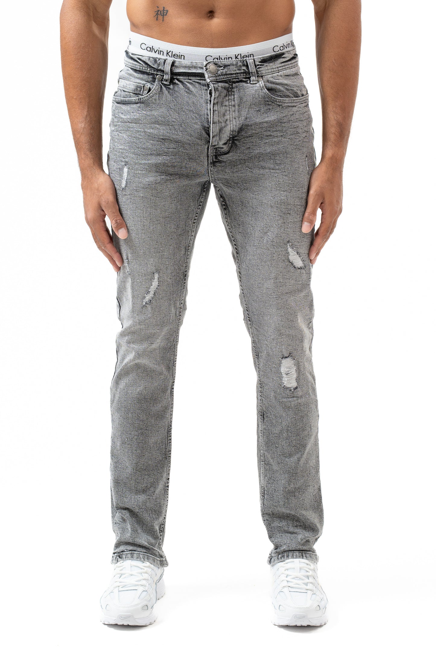 Pack Jean Slim BI 111 Gris — 8 pièces