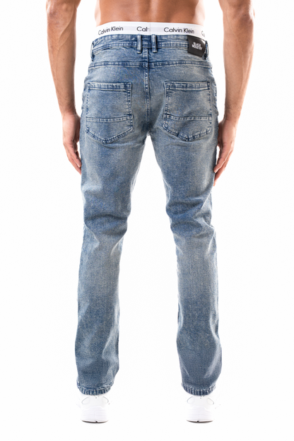 Pack Jean Slim BI 214 Bleu délavé — 8 pièces