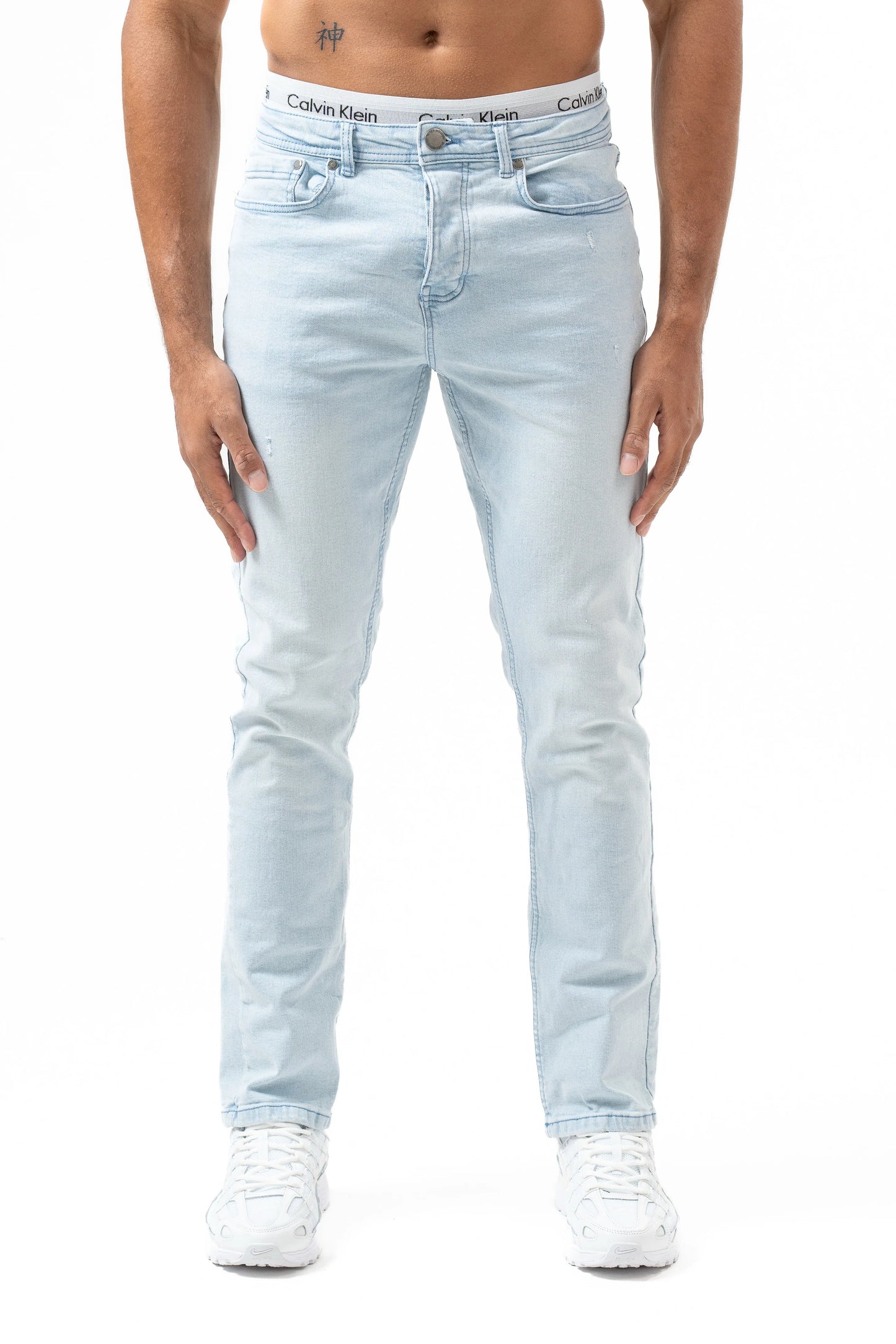 Pack Jean Slim BI 101 Blanc — 8 pièces
