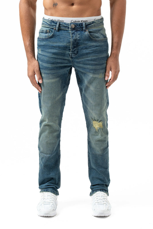 Pack Jean Slim BI 120 Bleu Kaki — 8 pièces