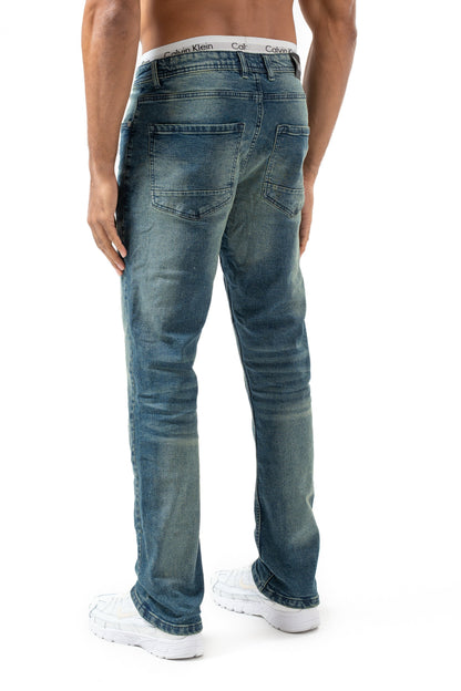 Pack Jean Slim BI 120 Bleu Kaki — 8 pièces