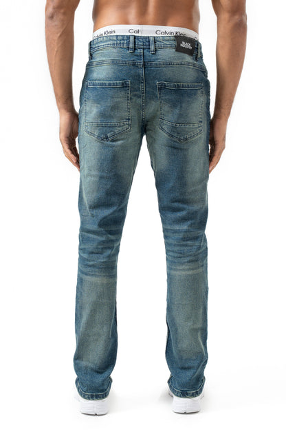 Pack Jean Slim BI 120 Bleu Kaki — 8 pièces