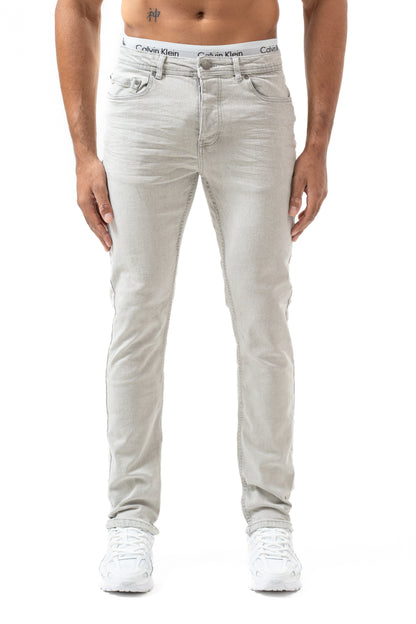 Pack Jean Slim BI 110 Gris clair — 8 pièces