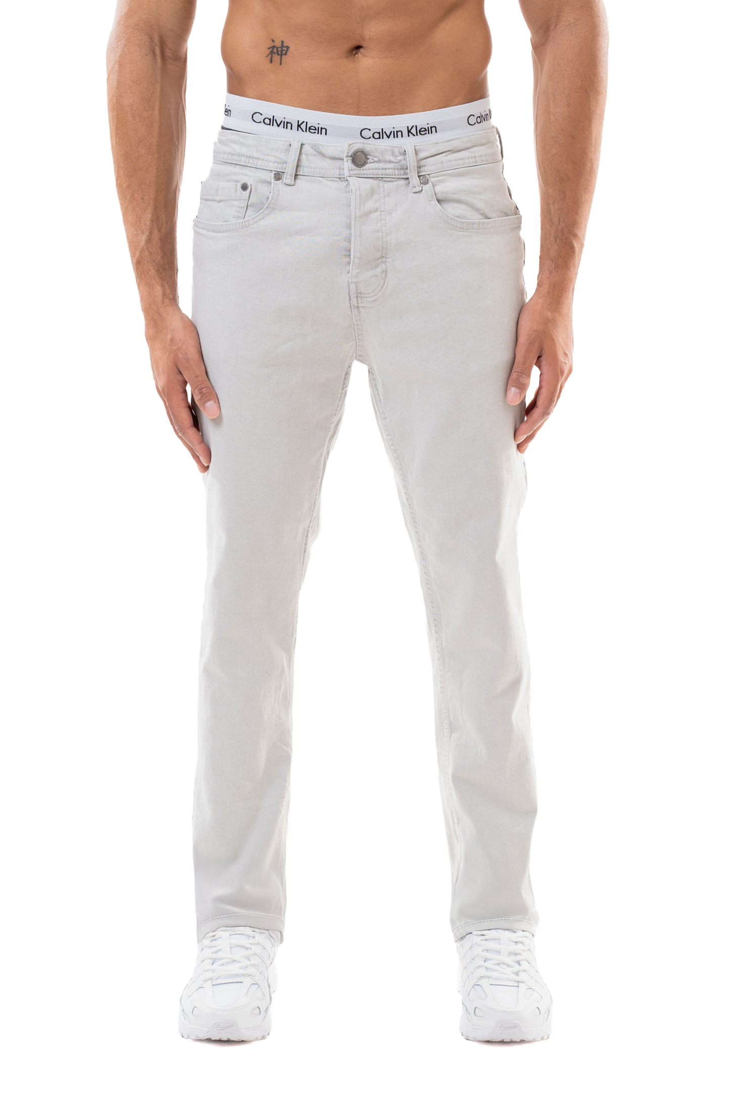 Pack Jean Slim BI 206 Blanc — 8 pièces