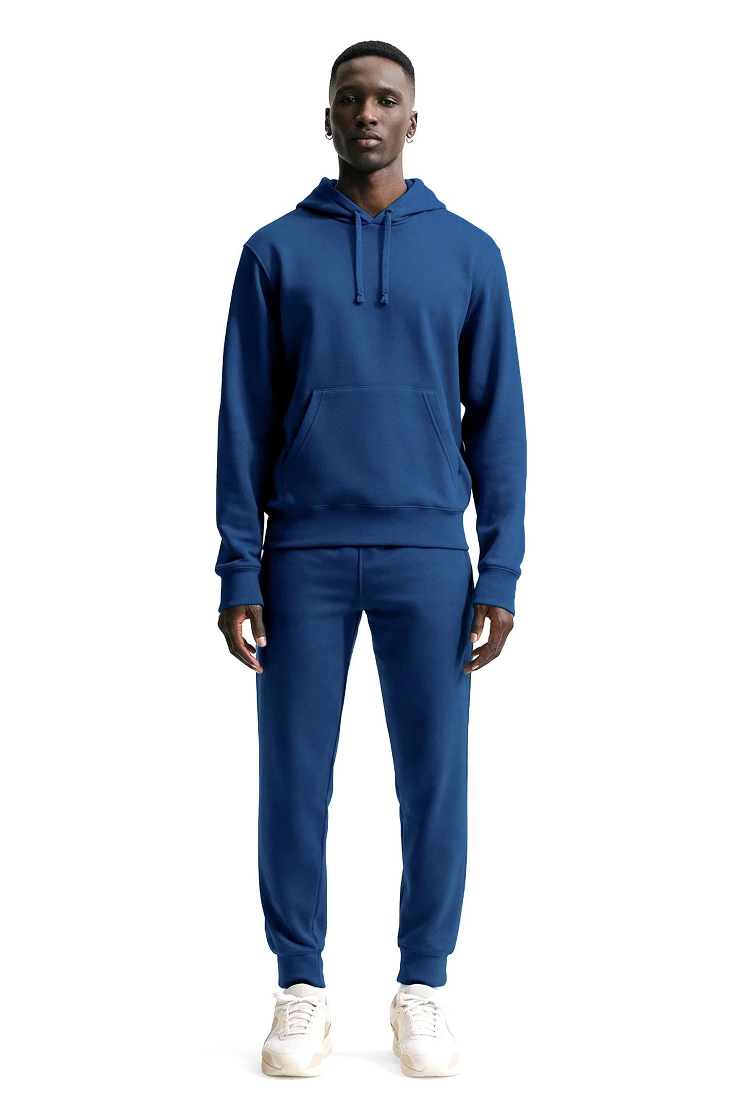 Ensemble survêtement homme Navy STYCLOV avec veste et pantalon assortis au style streetwear premium et confortable.