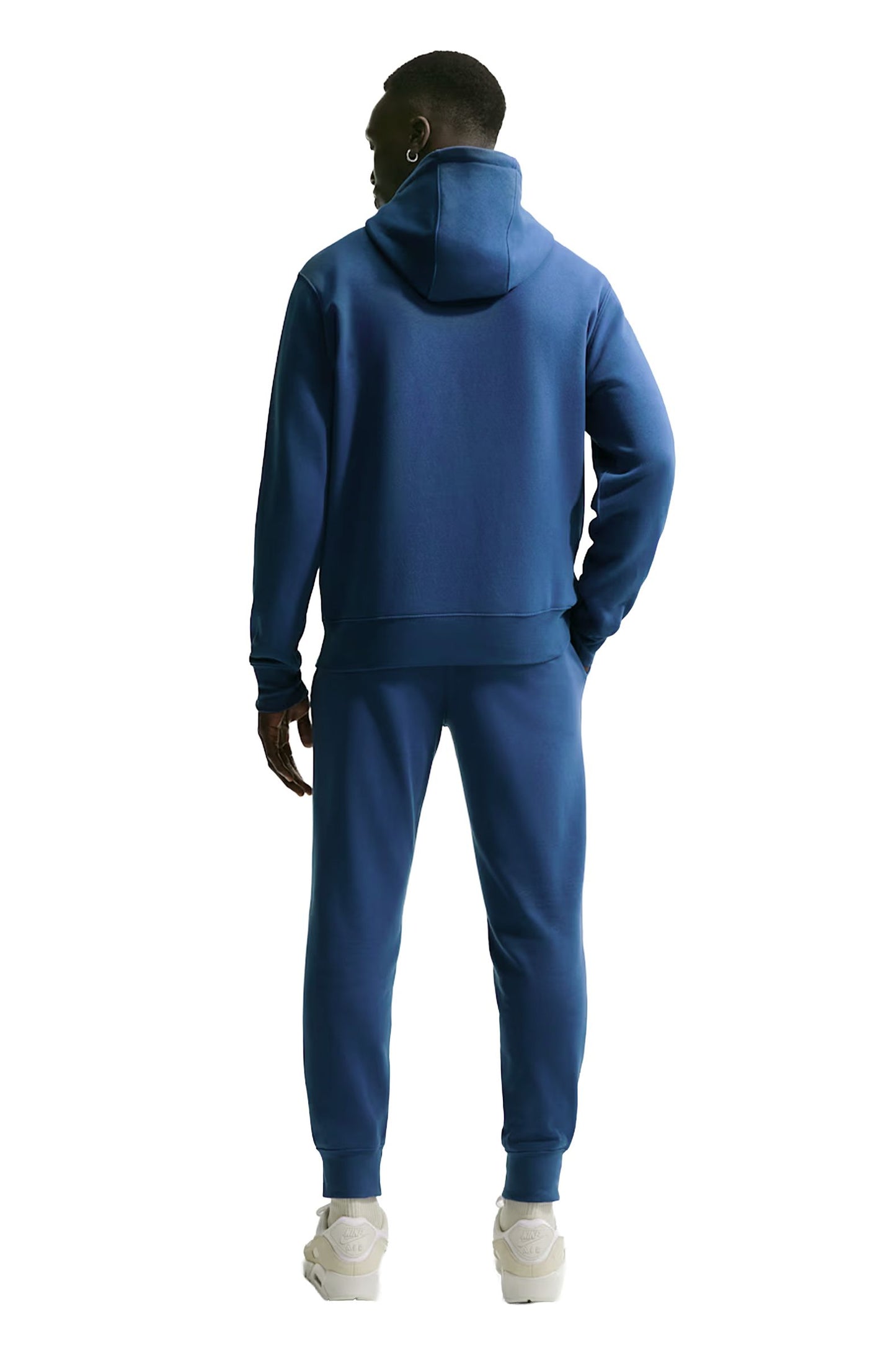Ensemble survêtement homme Navy STYCLOV avec veste et pantalon assortis de dos au style streetwear premium et confortable.