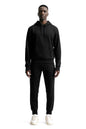 Ensemble survêtement homme Noir STYCLOV avec veste et pantalon assortis au style streetwear premium et confortable.