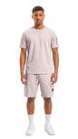 Ensemble short et t-shirt homme Capsule Trinity Mastic STYCLOV au design streetwear premium avec détails modernes et coupe confortable.