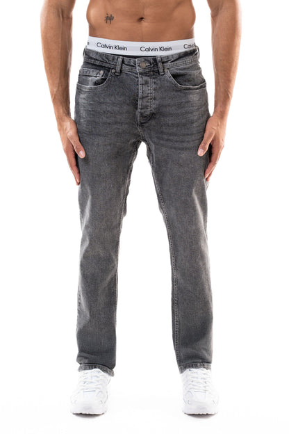 Jean slim homme BI 207 gris, vue de face – STYCLOV