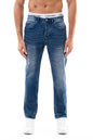 Jean slim homme BI 217 bleu, vue de face – STYCLOV