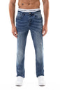 Jean slim homme BI 218 bleu, vue de face – STYCLOV
