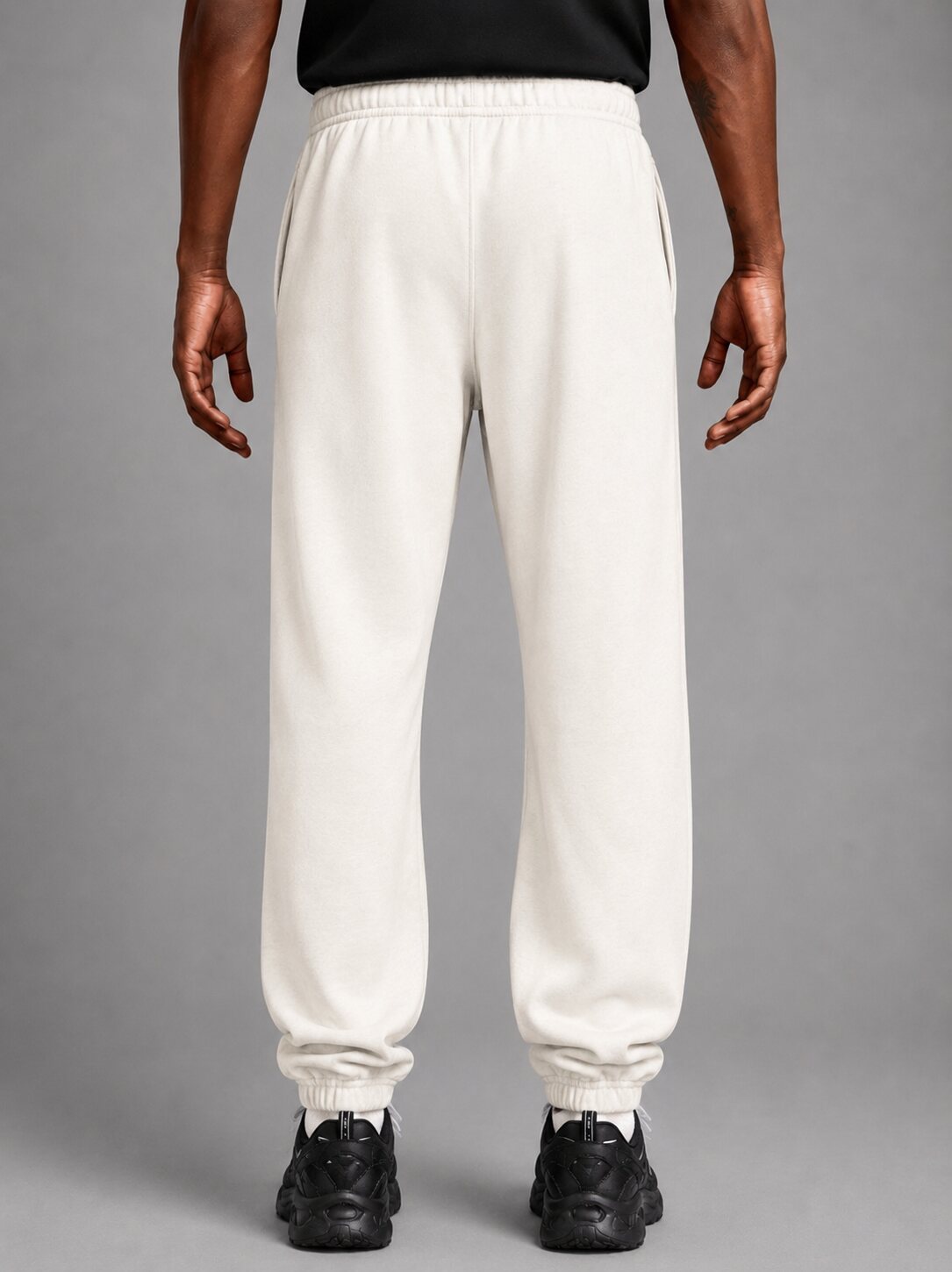 Jogging MECA 330 g/m² Off White pour homme, vue de dos