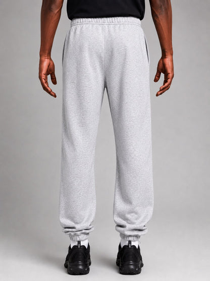 Jogging MECA 330 g/m² gris chiné pour homme, vue de dos