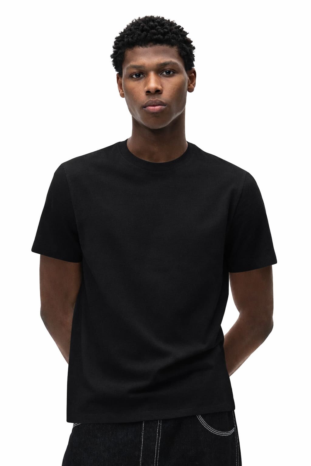 T-shirt PALMA 180 g/m² Black pour homme, vue de face